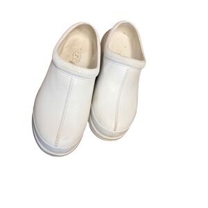 UGG Tasman Sport‎ White EVA Clogs Womens 10 Platform Slip On Shoes 1136113